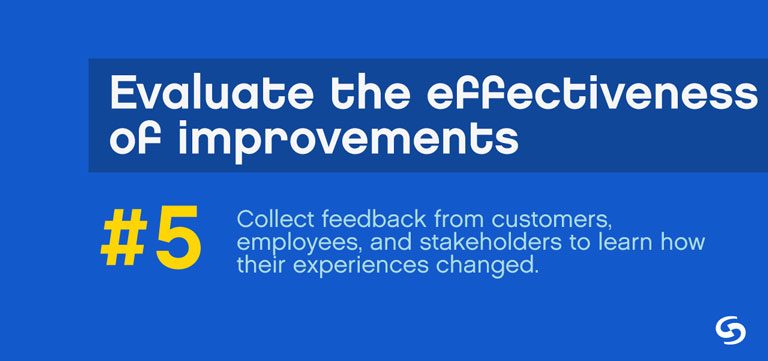 Evaluate the effectiveness of improvements Improving-Business-Operations