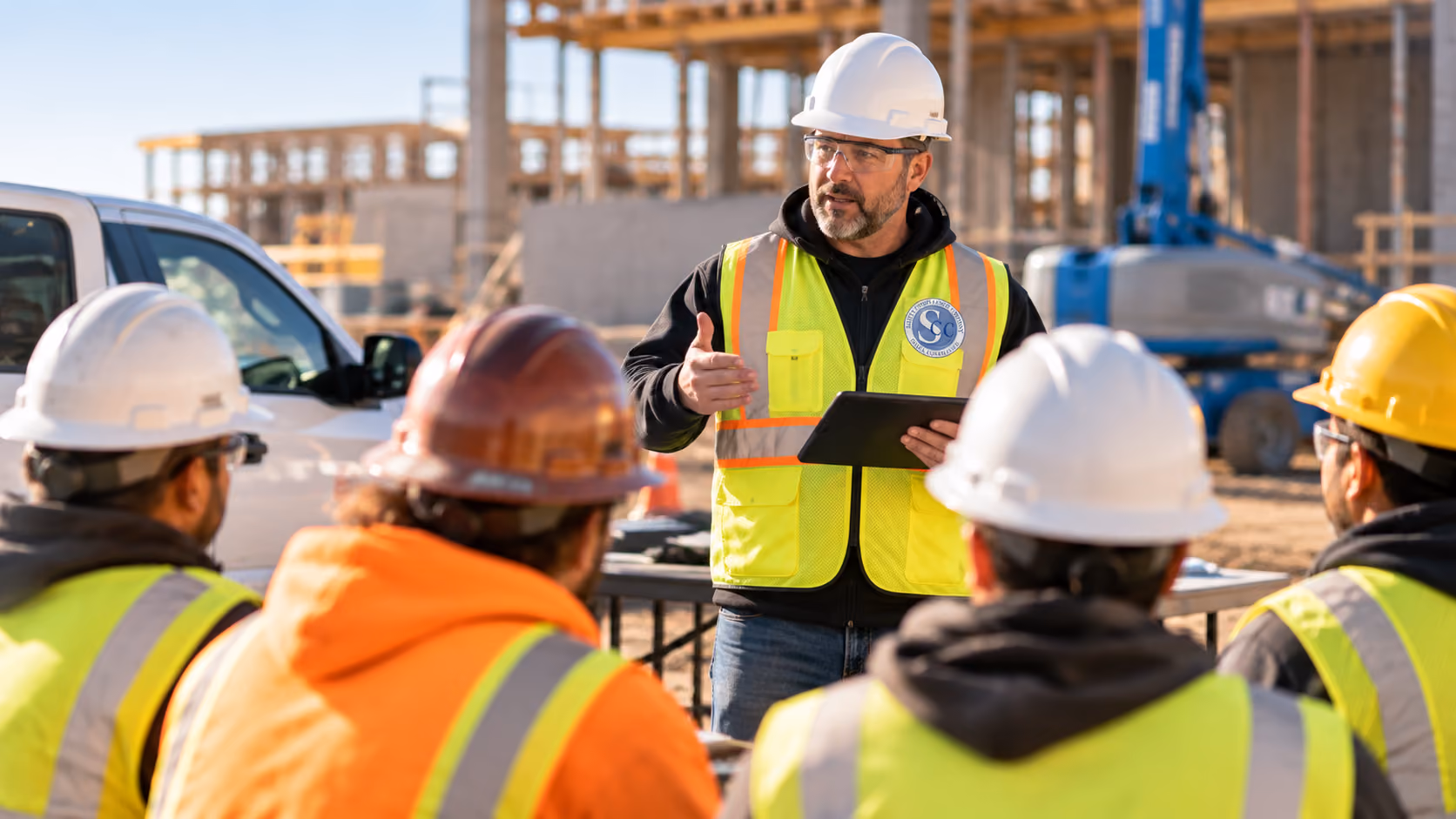 SCC safety instructor conducting an in-person safety training session