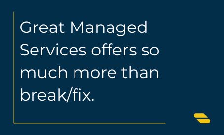 Illustration representing common myths about managed services