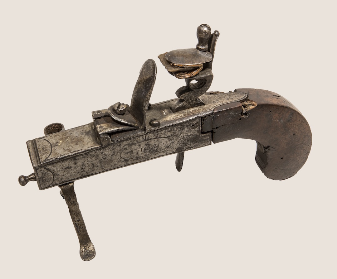 Flintlock Tinder Lighter, c. 1770s. Gift of Mrs. S.H. McVitty, 1969.045.16.