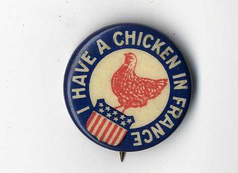 World War I war bonds pin, c. 1914-1918. Gift of Edmund P. Goodwin, 1967.47.4.4