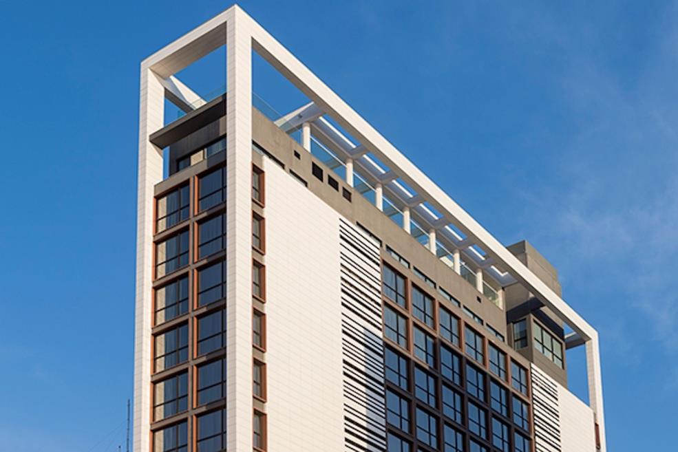 Fachada do hotel