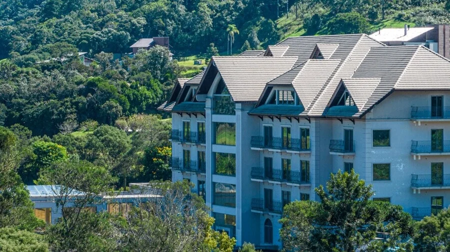 Fachada do hotel