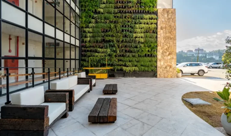 Fachada do hotel