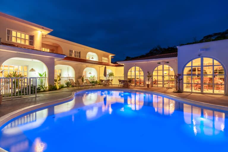 Fachada do hotel