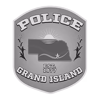 Grand Island Police Department, Nebraska badge logo