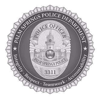 Palm Springs Police Department badge logo