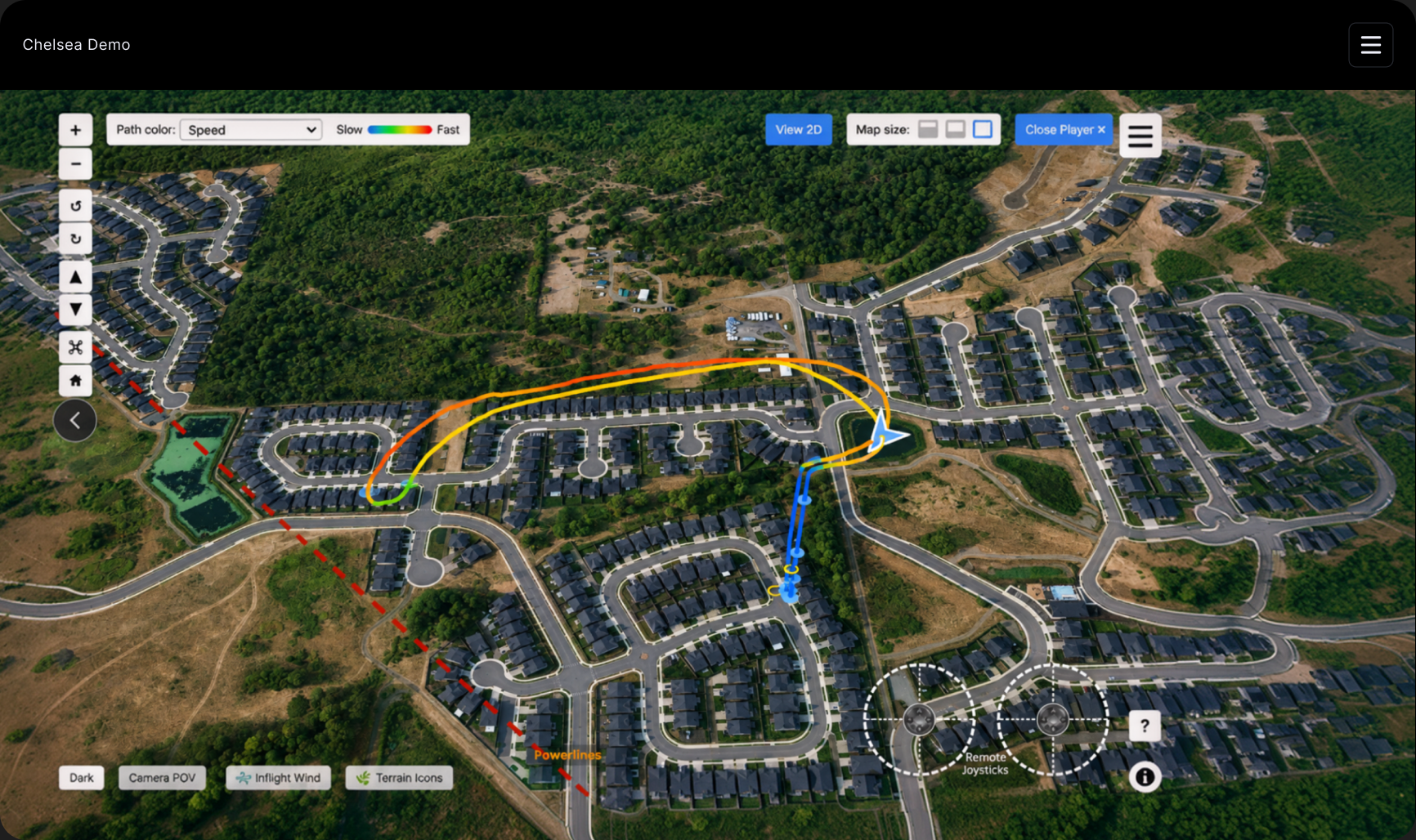 AirData flight analysis view
