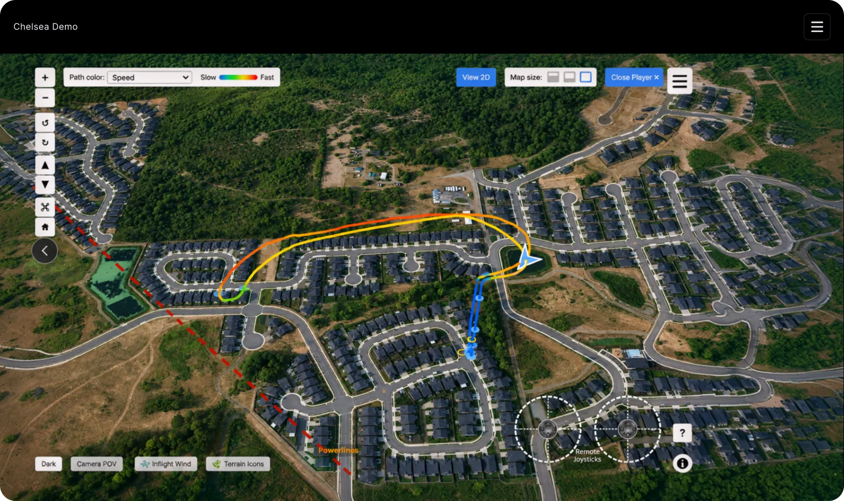 AirData flight analysis view