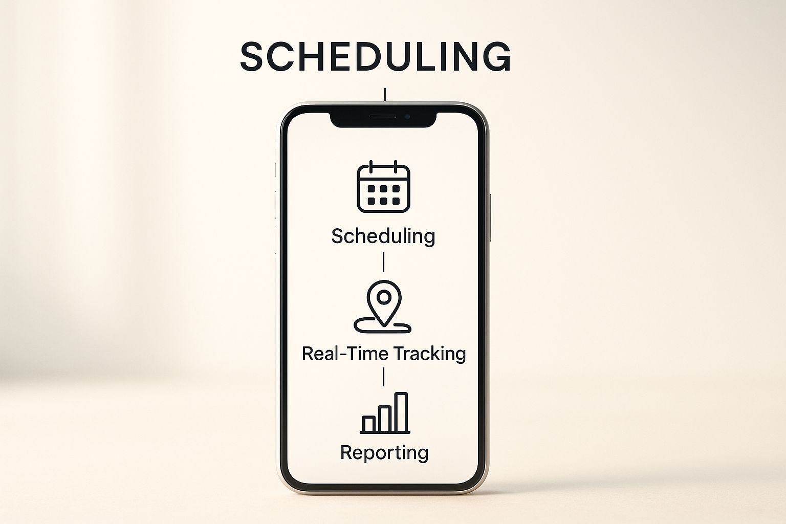 Infographic about field service mobile app