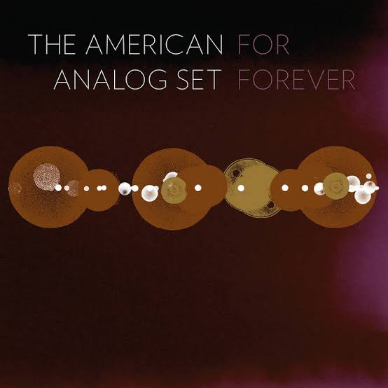 For Forever by The American Analog Set — album cover, vinyl pressed at Gold Rush Vinyl in Austin, Texas