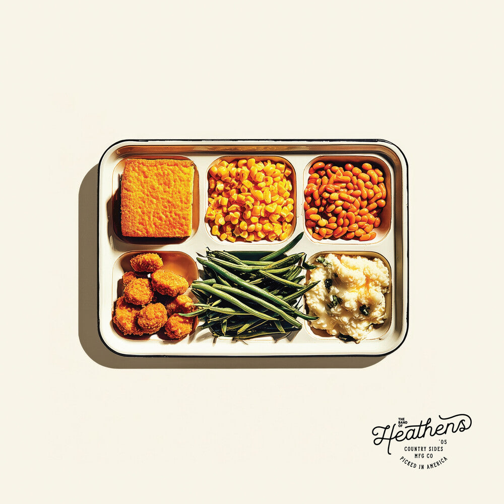 Country Sides by The Band of Heathens — album cover, vinyl pressed at Gold Rush Vinyl in Austin, Texas