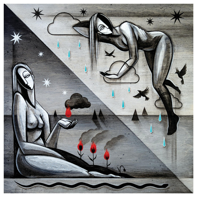 fever dreamer by KNETX — album cover, vinyl pressed at Gold Rush Vinyl in Austin, Texas