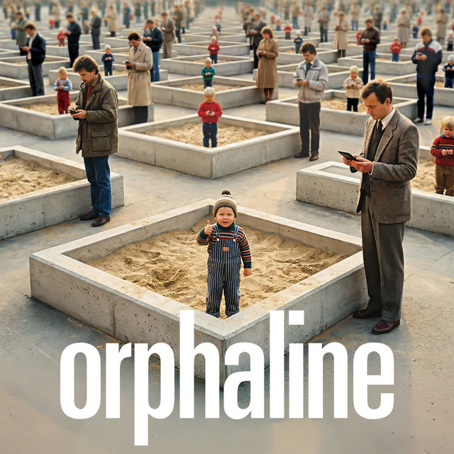 We Really Do Care by Orphaline — album cover, vinyl pressed at Gold Rush Vinyl in Austin, Texas