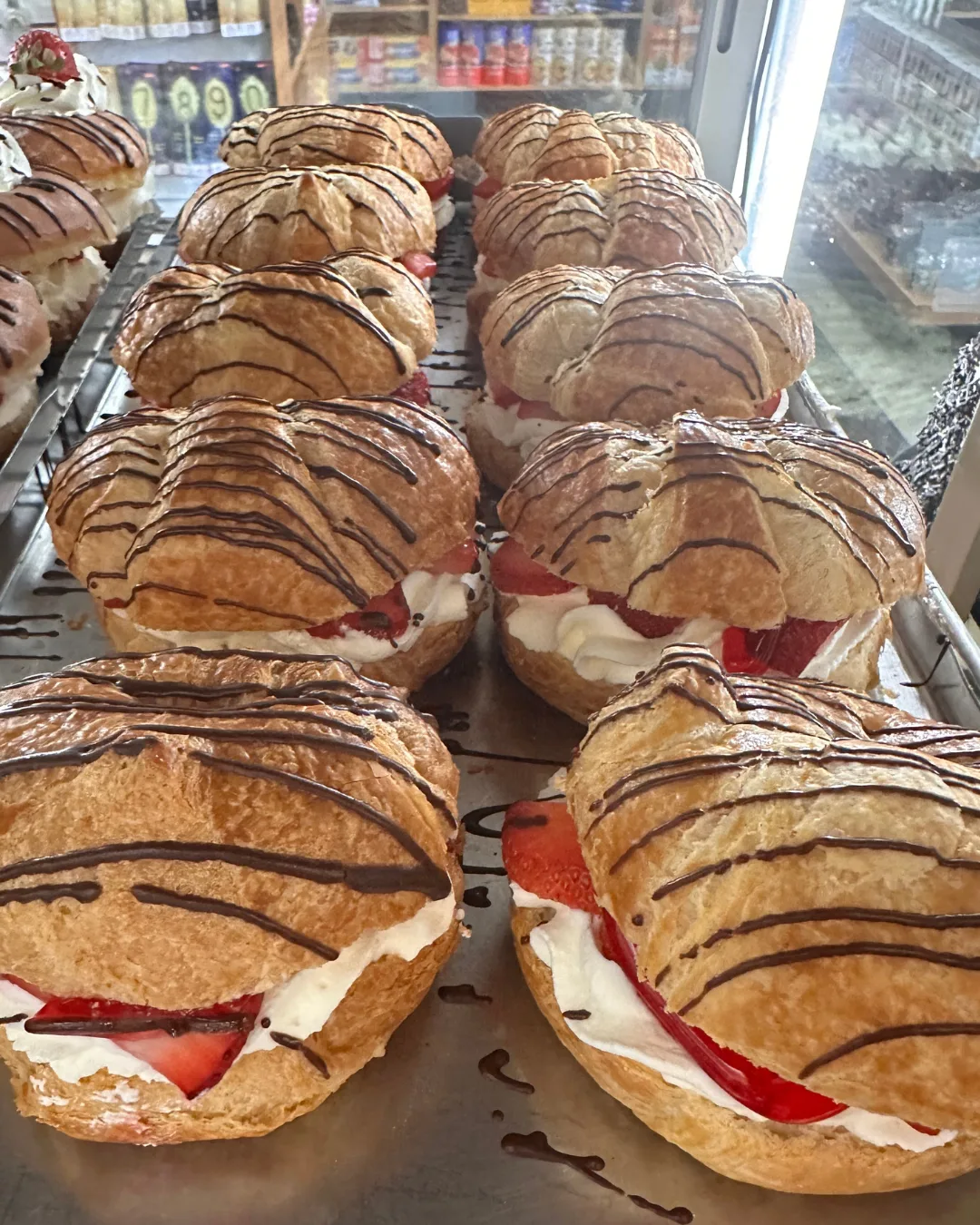 Strawberries and Cream Croissant