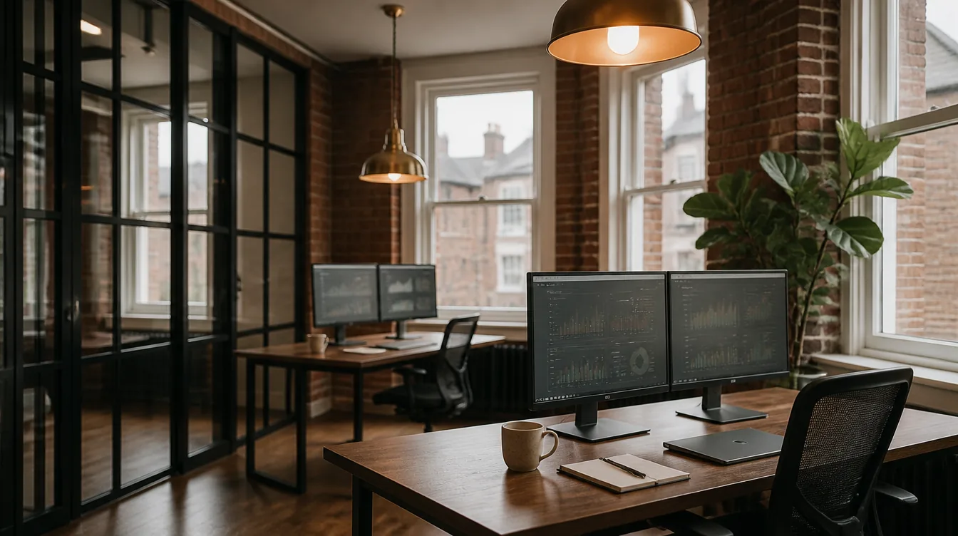 Interior of Clickscope Digital's Cambridge office