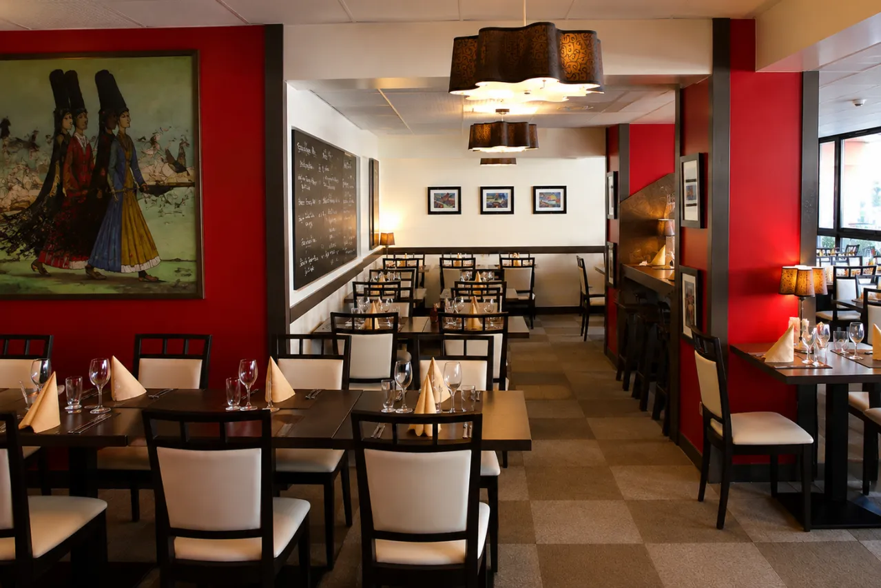 Restaurante Les Terrasses d'Illkirch, ubicado en el mismo Hôtel d'Alsace