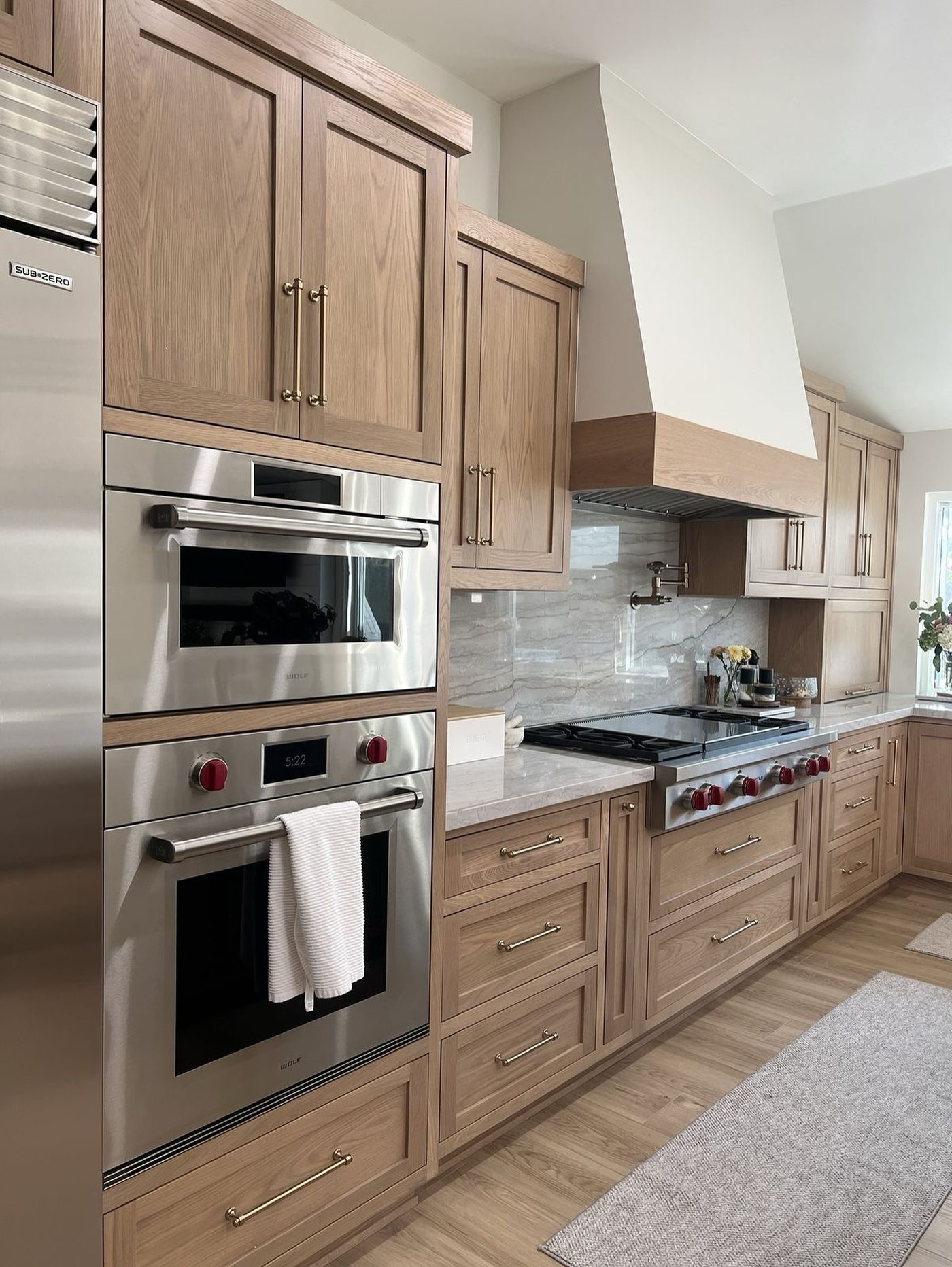 Custom cabinetry and premium appliances kitchen remodel