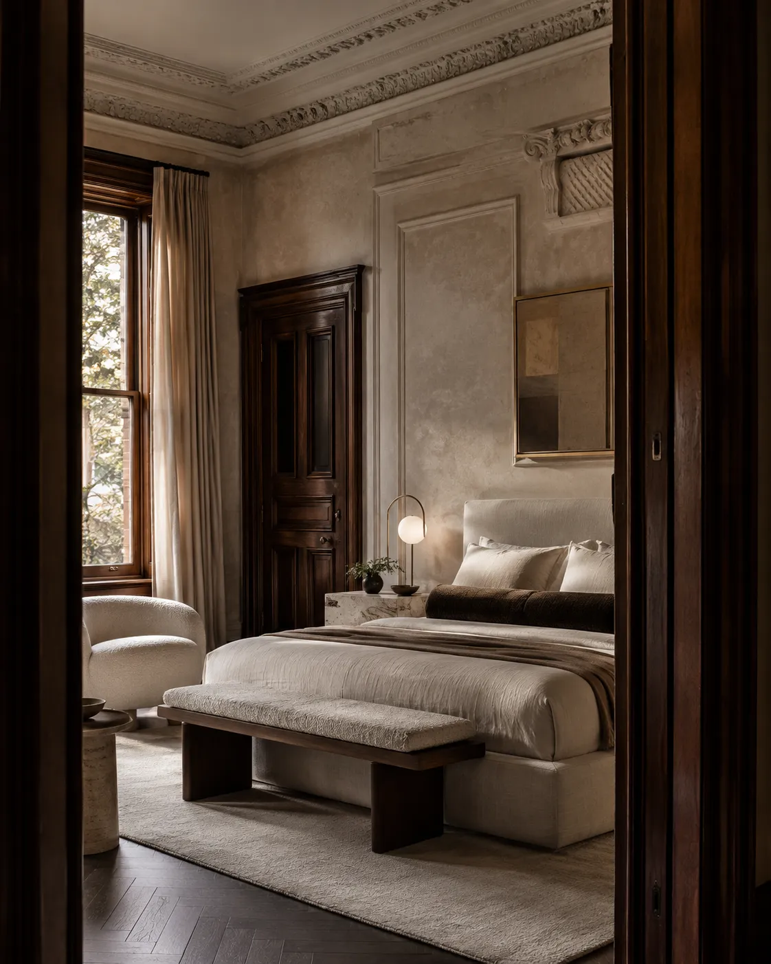 Outremont House renovated primary suite