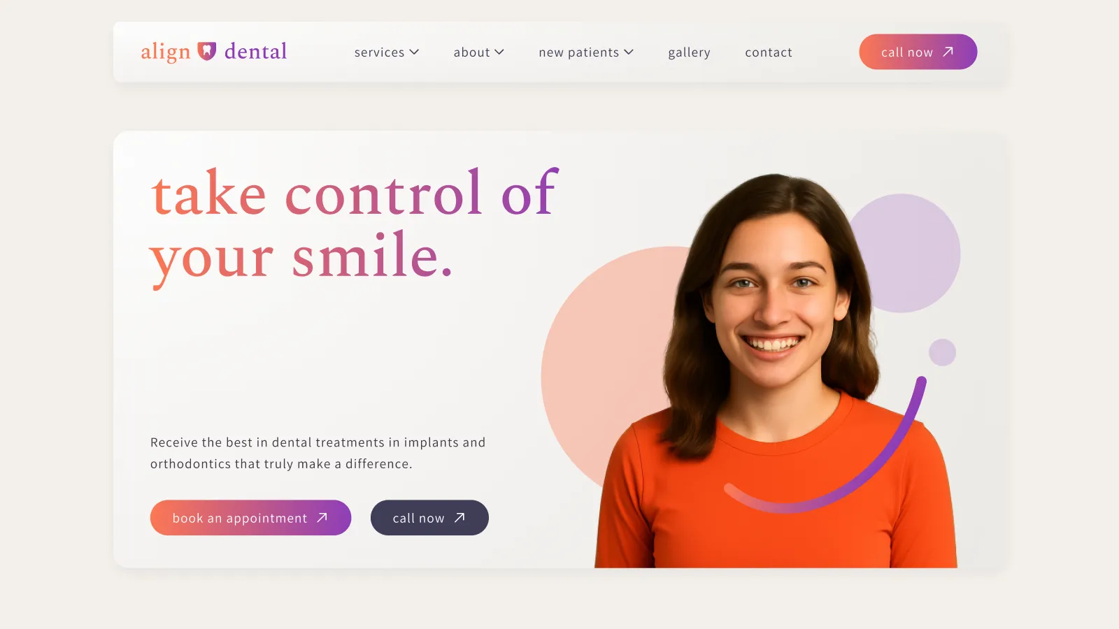 Align website theme