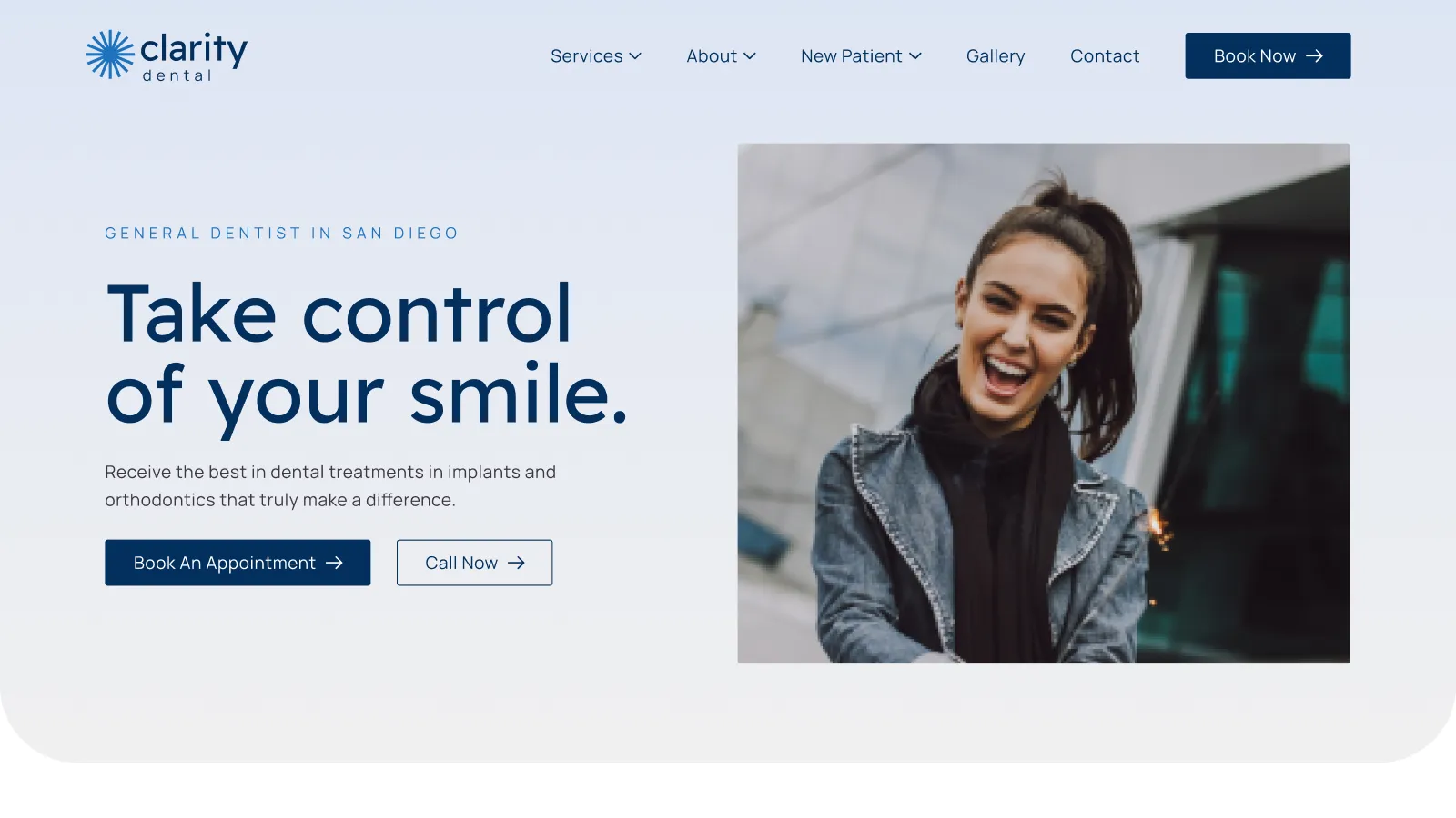 Clarity website theme