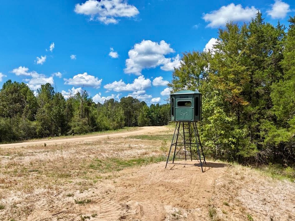 Elevated Deer Blind on large hunting tract in Utica, MS