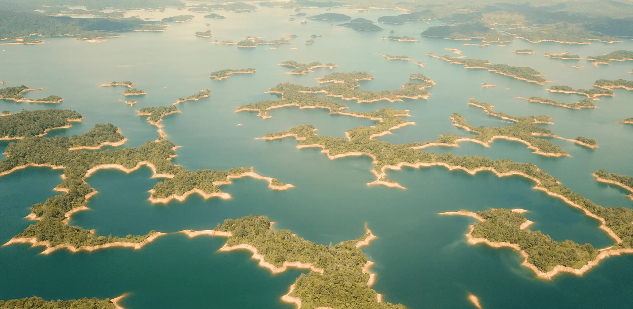 Guatape Drone Panoramic Sales kickoff corporate events