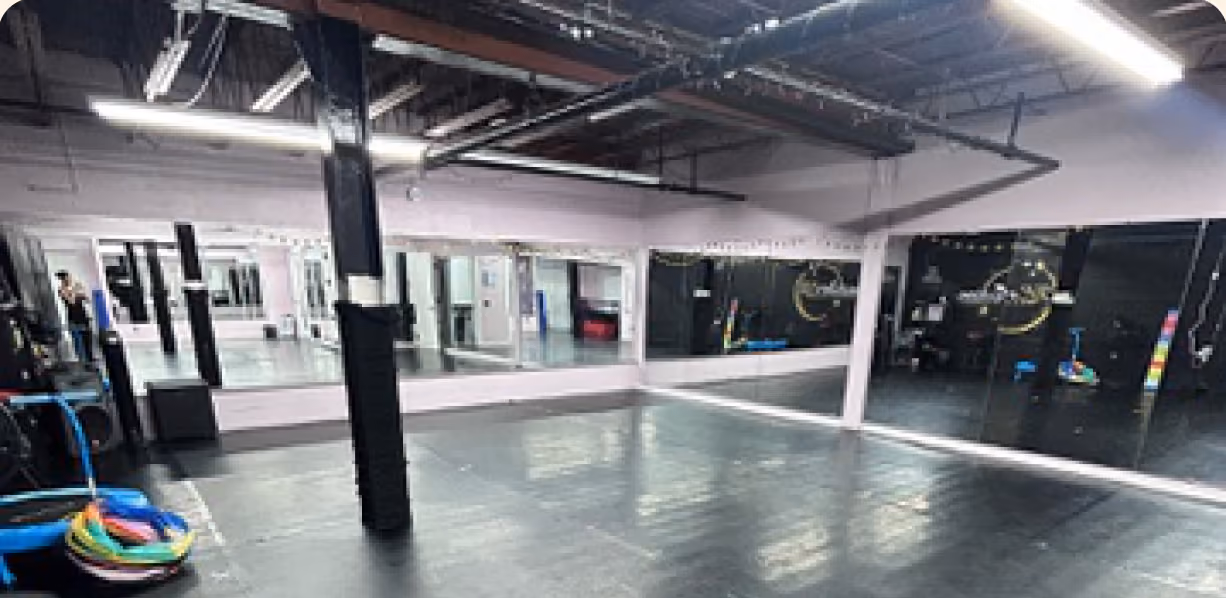 Inside the RDA main studio at 17-19 Washington St, Tenafly