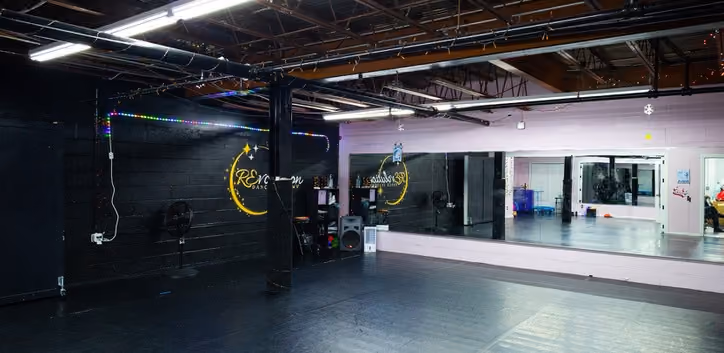 Inside the RDA main studio at 17-19 Washington St, Tenafly
