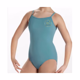 RDA ballet leotard in teal with thin straps