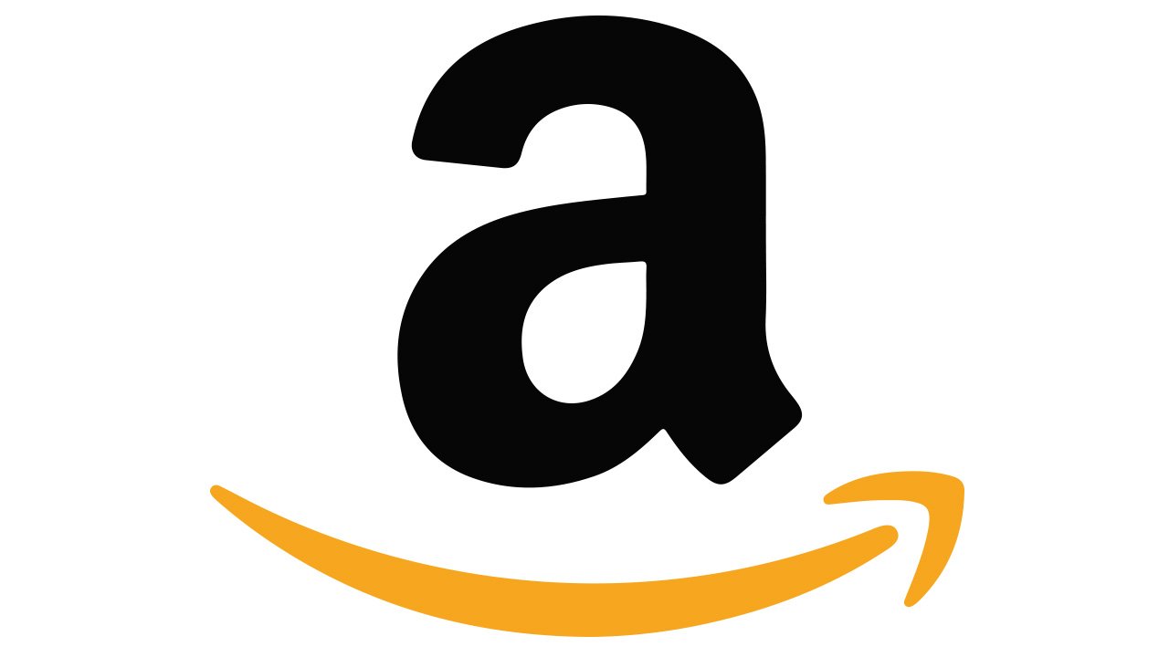 Logotipo de Amazon con una letra a negra y una flecha amarilla que parece una sonrisa.