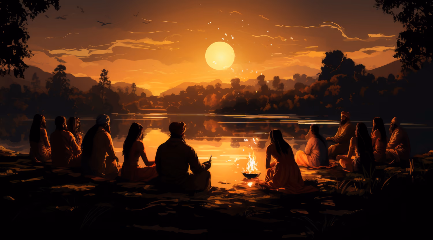 image of outdoor meditation (for a buddhist monasteries & temple)