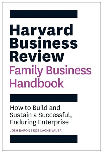 Cover of HBR Family Business Handbook by Josh Baron; Rob Lachenauer