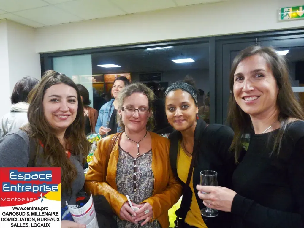 Afterwork Pitch Elevator Club LR avril 2017 à Montpellier : photo de groupe des participants