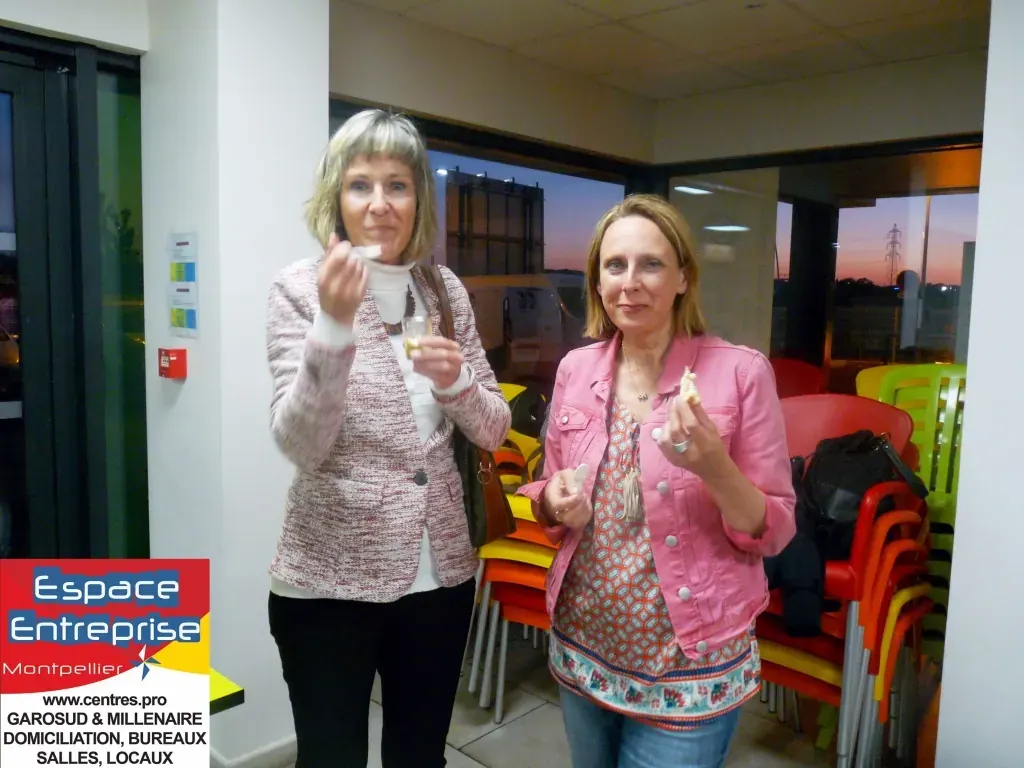 Afterwork Pitch Elevator Club LR avril 2017 à Montpellier : moment de networking entre les participants