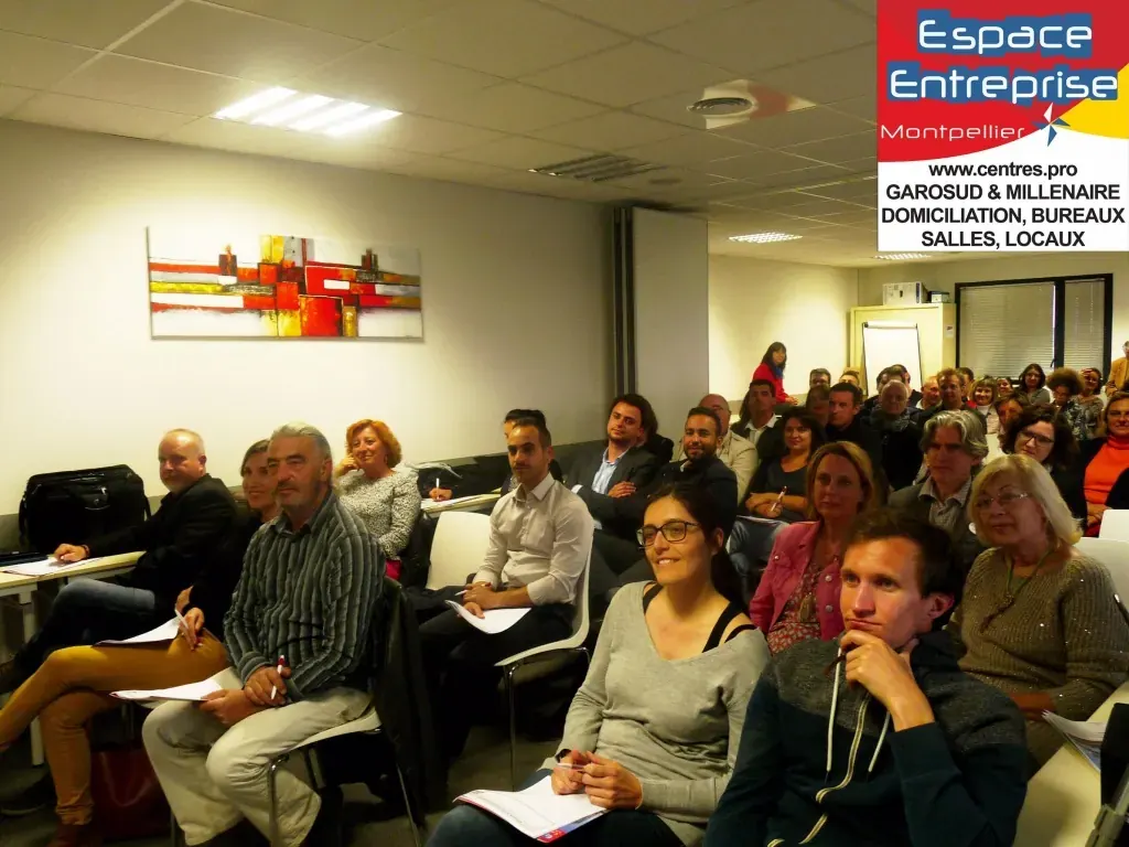 Afterwork Pitch Elevator Club LR avril 2017 à Montpellier : vue de la salle pendant l'événement