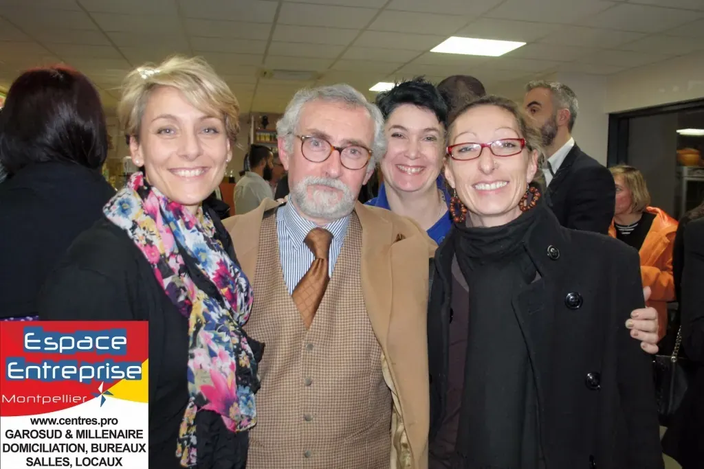 Afterwork Pitch Elevator Club LR décembre 2015 à Montpellier : photo de groupe des participants