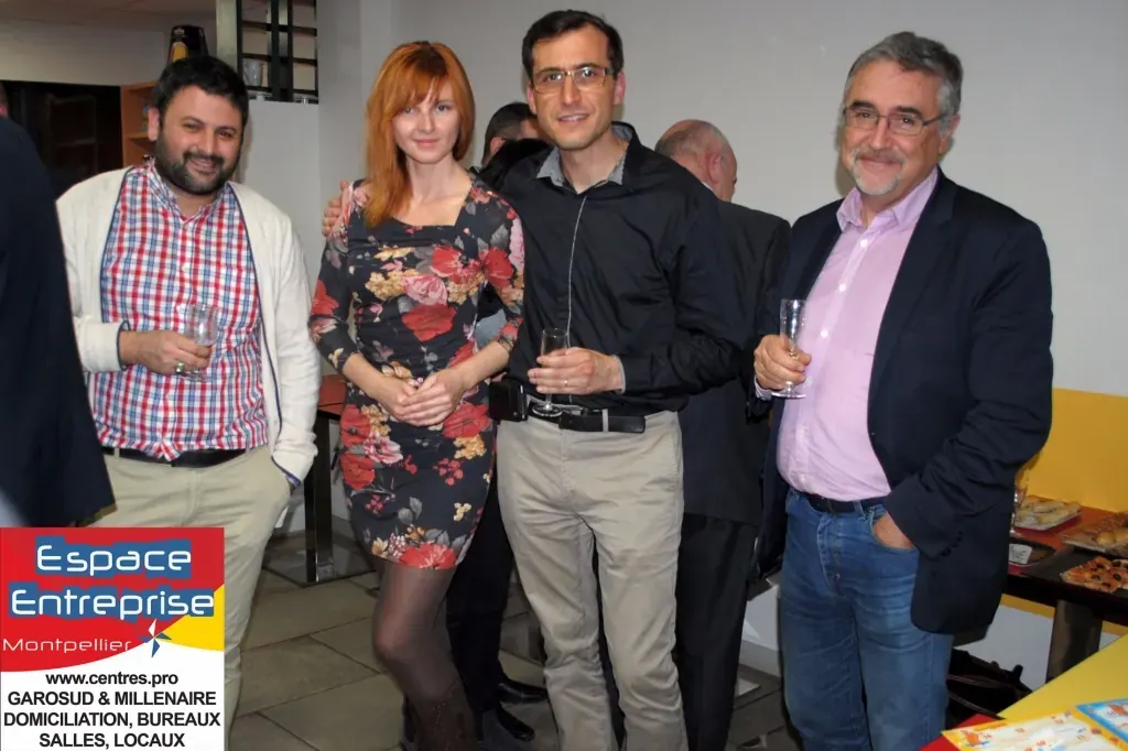 Afterwork Pitch Elevator Club LR décembre 2015 à Montpellier : photo de groupe des participants