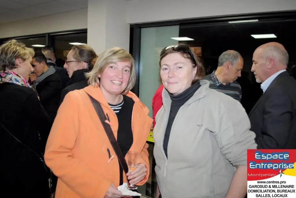 Afterwork Pitch Elevator Club LR décembre 2015 à Montpellier : moment de networking entre les participants