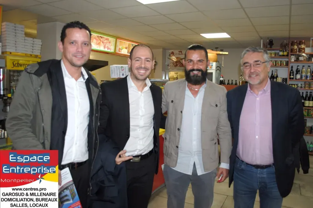 Afterwork Pitch Elevator Club LR décembre 2015 à Montpellier : photo de groupe des participants