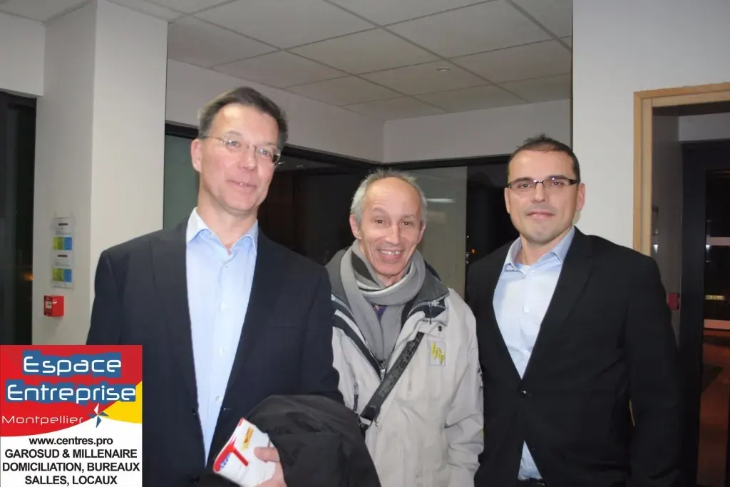 Afterwork Pitch Elevator Club LR décembre 2015 à Montpellier : photo de groupe des participants