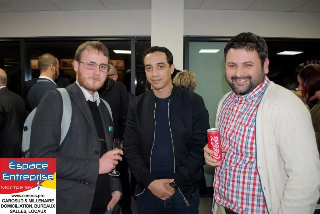Afterwork Pitch Elevator Club LR décembre 2015 à Montpellier : photo de groupe des participants