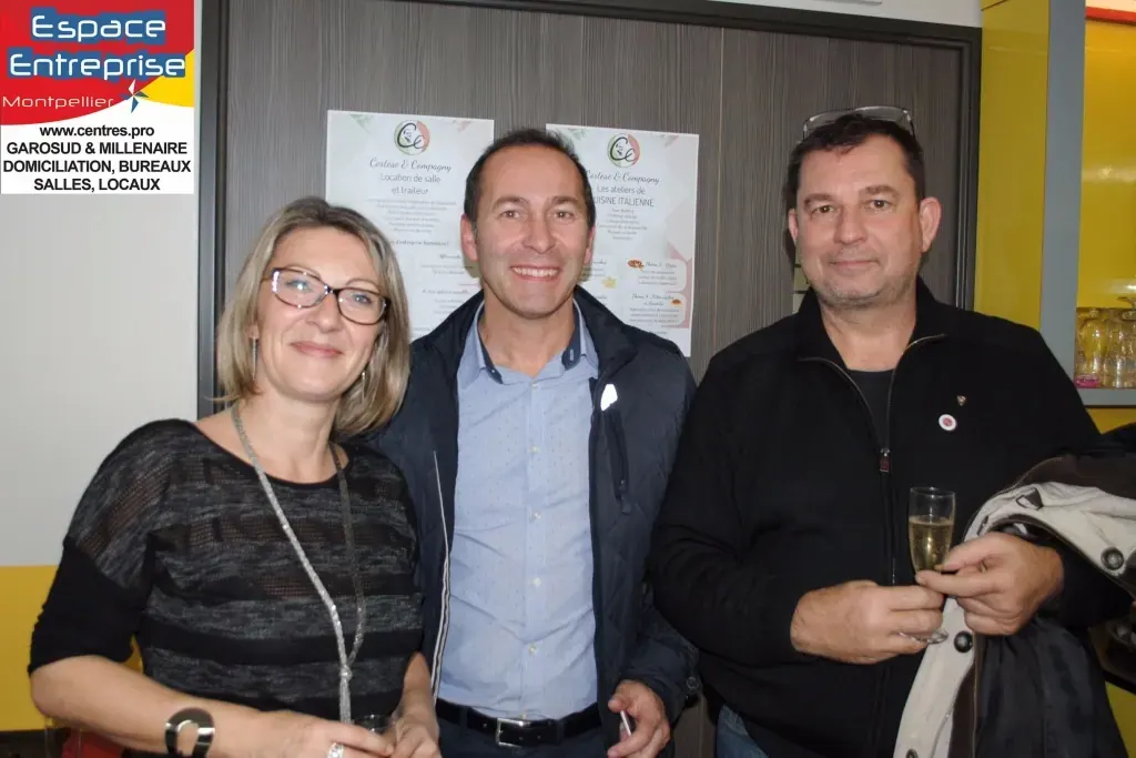 Afterwork Pitch Elevator Club LR décembre 2015 à Montpellier : photo de groupe des participants