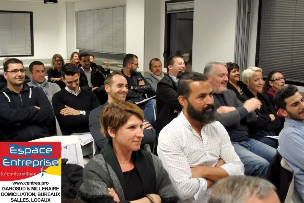 Afterwork Pitch Elevator Club LR février 2017 à Montpellier : vue de la salle pendant l'événement
