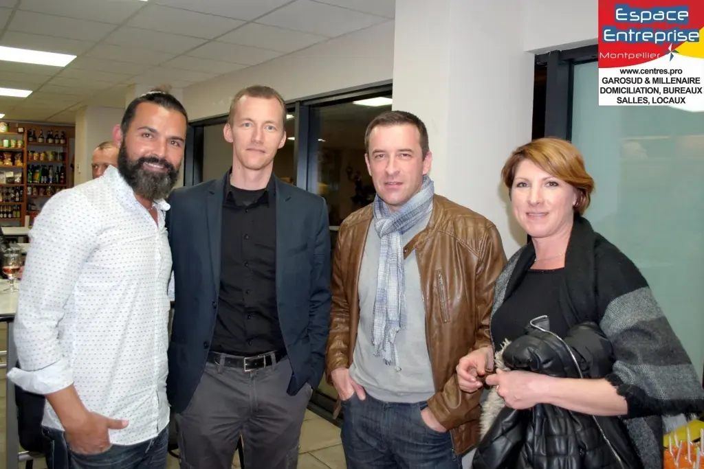 Afterwork Pitch Elevator Club LR février 2017 à Montpellier : photo de groupe des participants