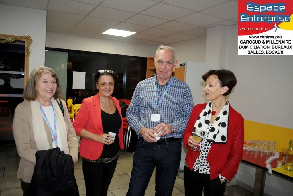 Afterwork Pitch Elevator Club LR décembre 2017 à Montpellier : photo de groupe des participants