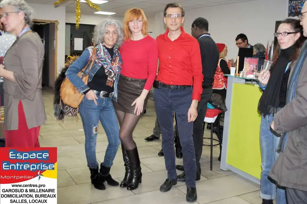 Afterwork Pitch Elevator Club LR décembre 2017 à Montpellier : moment de networking entre les participants