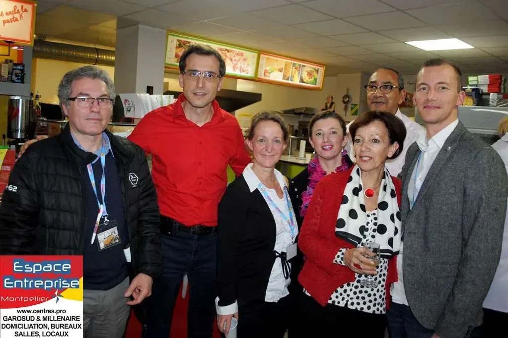 Afterwork Pitch Elevator Club LR décembre 2017 à Montpellier : photo de groupe des participants
