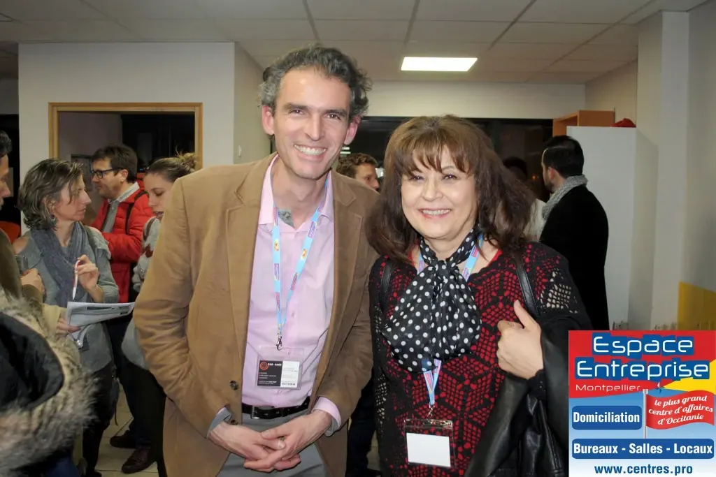 Afterwork Pitch Elevator Club LR février 2018 à Montpellier : photo de groupe des participants