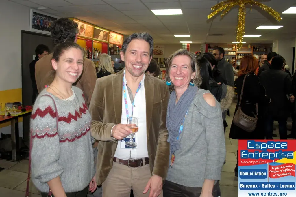 Afterwork Pitch Elevator Club LR février 2018 à Montpellier : photo de groupe des participants